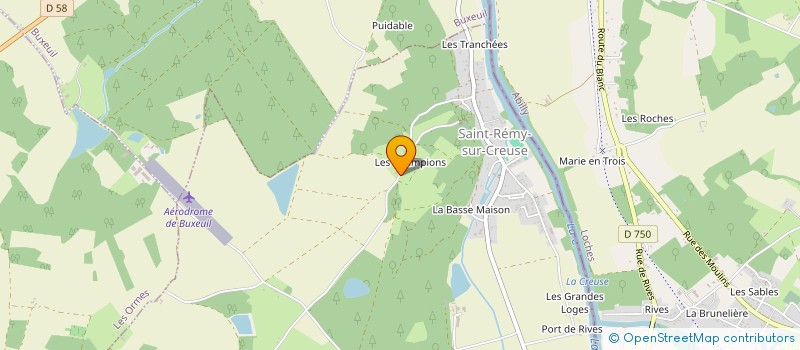 localisation de l'entreprise JMS  SAINT-REMY-SUR-CREUSE