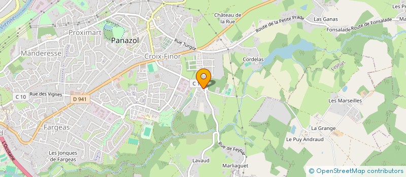 localisation de l'entreprise JMS à PANAZOL