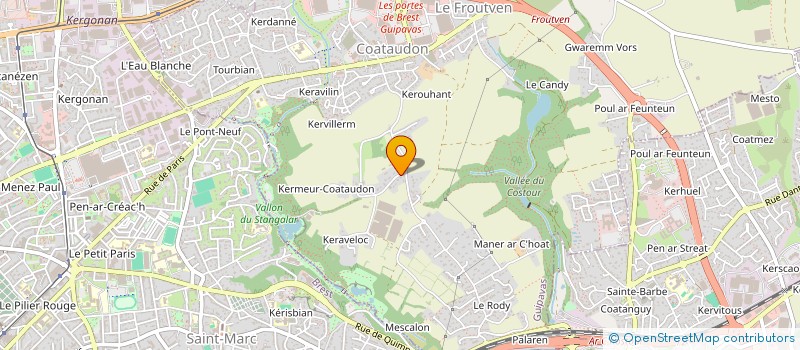 localisation de l'entreprise JMS  GUIPAVAS