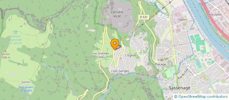 localisation de l'entreprise JMS  SASSENAGE