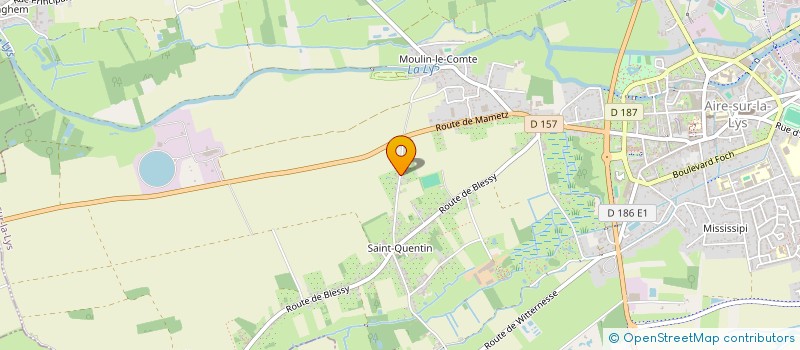 localisation de l'entreprise JMS  AIRE-SUR-LA-LYS