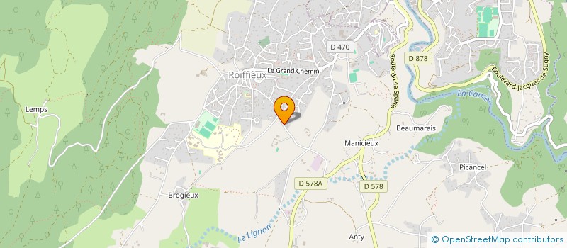 localisation de l'entreprise JMS  ROIFFIEUX