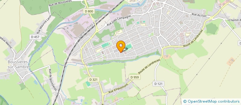 localisation de l'entreprise JMS  HAUTMONT