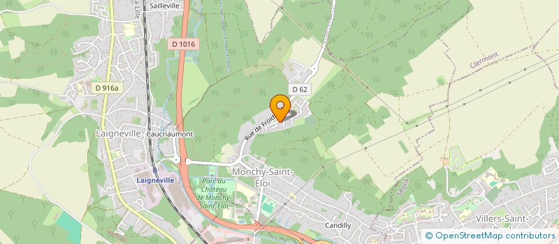 localisation de l'entreprise JMS AUTOMOBILES  MONCHY-SAINT-ELOI