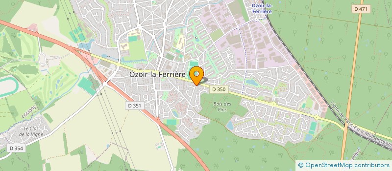 localisation de l'entreprise JMS BEAUTY à OZOIR-LA-FERRIERE