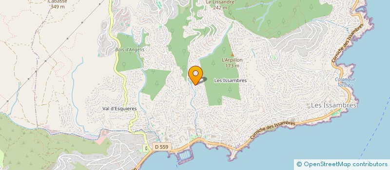 localisation de l'entreprise JMS COM  ROQUEBRUNE-SUR-ARGENS