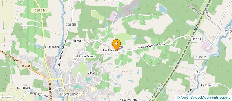 localisation de l'entreprise JMS CONSTRUCTIONS à MONTGUYON