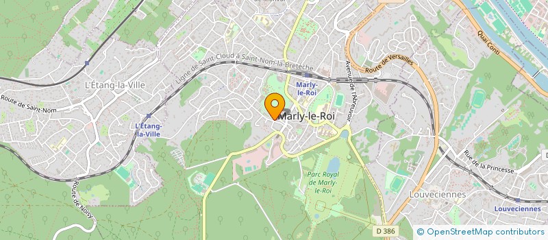 localisation de l'entreprise JMS DIFFUSION  MARLY-LE-ROI