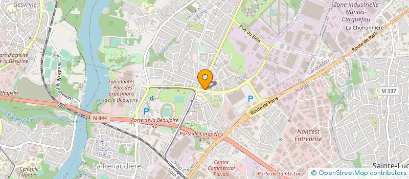 localisation de l'entreprise JMS DISTRIBUTION à NANTES
