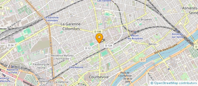 localisation de l'entreprise JMS HOLDING à COURBEVOIE