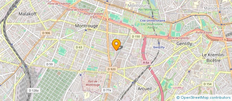 localisation de l'entreprise JMS IMMO  MONTROUGE