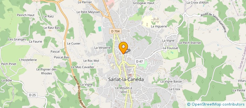 localisation de l'entreprise JMS L'ENDREVIE à SARLAT-LA-CANEDA