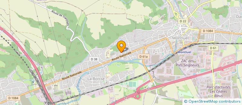 localisation de l'entreprise JMS MACONNERIE à LA BOISSE
