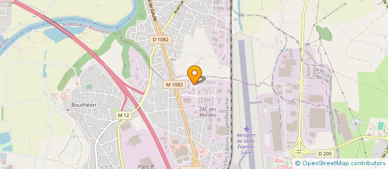 localisation de l'entreprise JMS METAL 79  ANDREZIEUX-BOUTHEON