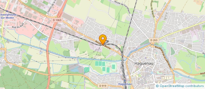 localisation de l'entreprise JMS MOTOS 67 à HAGUENAU