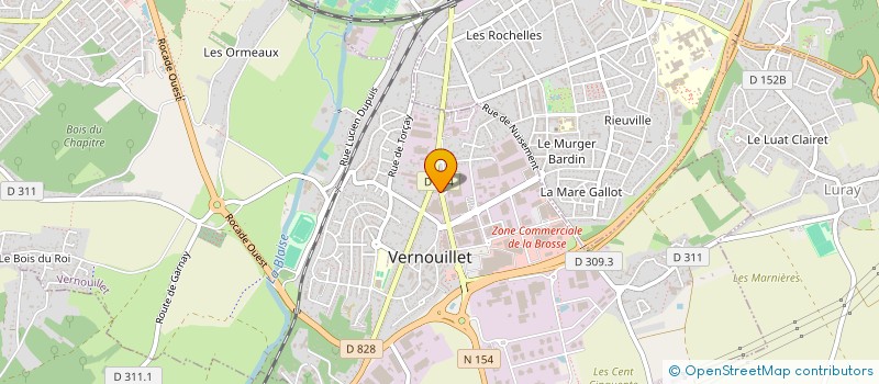 localisation de l'entreprise JMS P à VERNOUILLET