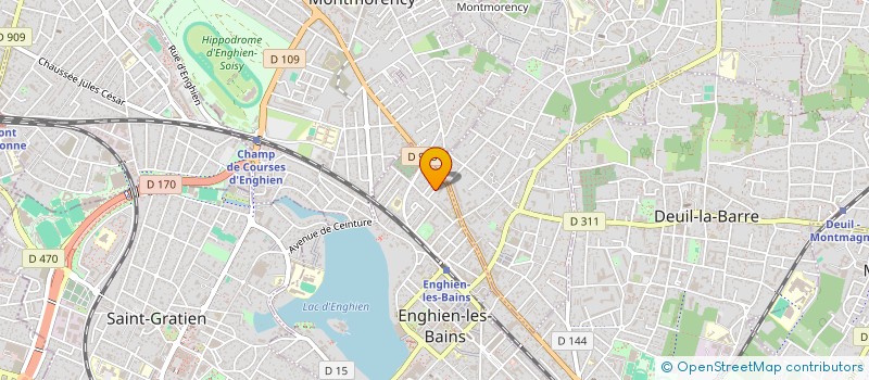 localisation de l'entreprise JMS PHARMA à ENGHIEN-LES-BAINS