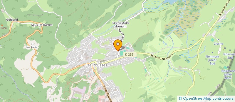 localisation de l'entreprise JMS SAINT PIERRE  LES ROUSSES