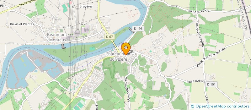localisation de l'entreprise JMS SOFTWARE à CHATEAUNEUF-SUR-ISERE