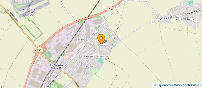 localisation de l'entreprise JMS WORLD à LE PLESSIS BELLEVILLE