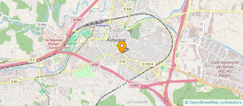 localisation de l'entreprise JMS1 CONCEPT  AUBAGNE