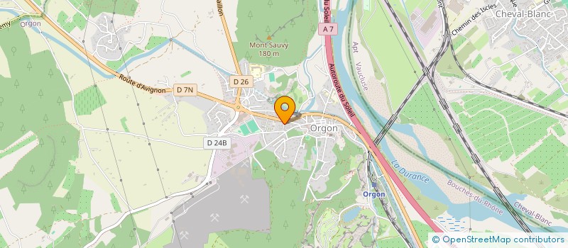 localisation de l'entreprise JMSL  ORGON