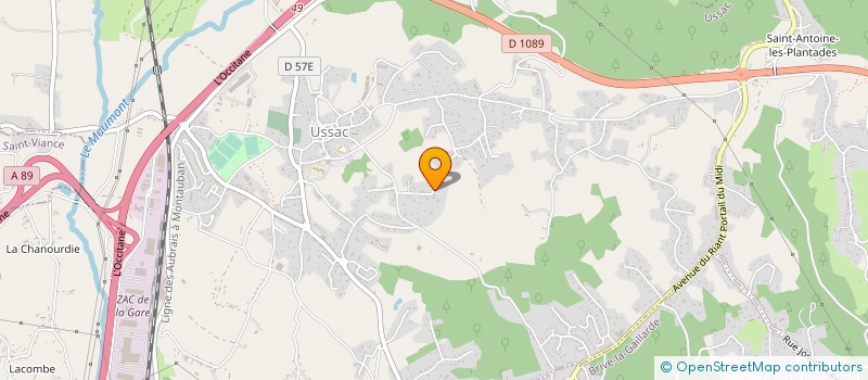 localisation de l'entreprise JMT  USSAC