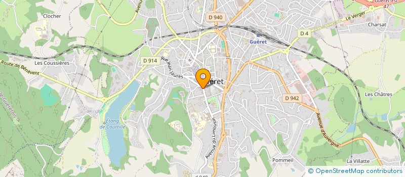 localisation de l'entreprise JMT  GUERET