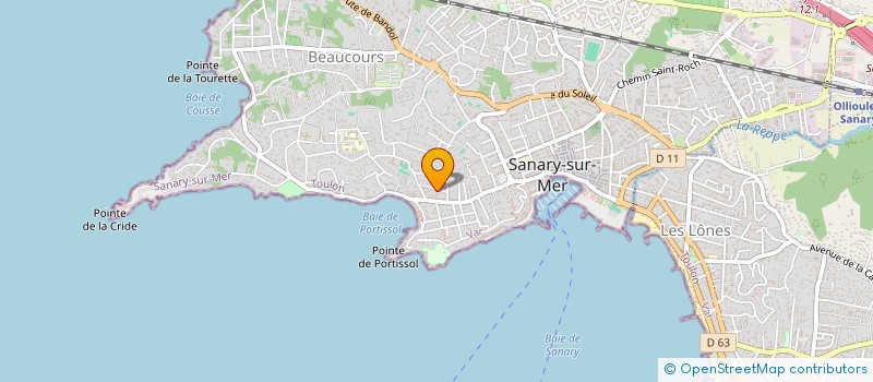 localisation de l'entreprise JMT à SANARY-SUR-MER
