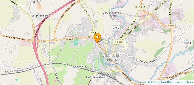 localisation de l'entreprise JMT  VILLEDIEU-LES-POELES-ROUFFIGNY