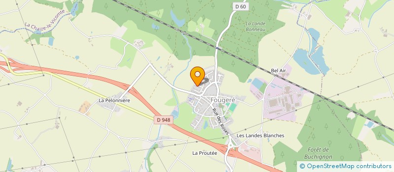 localisation de l'entreprise JMT  FOUGERE