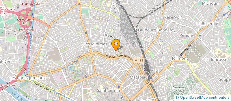 localisation de l'entreprise JMT AFFICHAGE à TOULOUSE