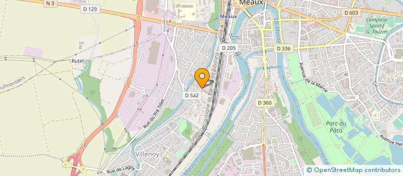 localisation de l'entreprise JMT-EURO  VILLENOY