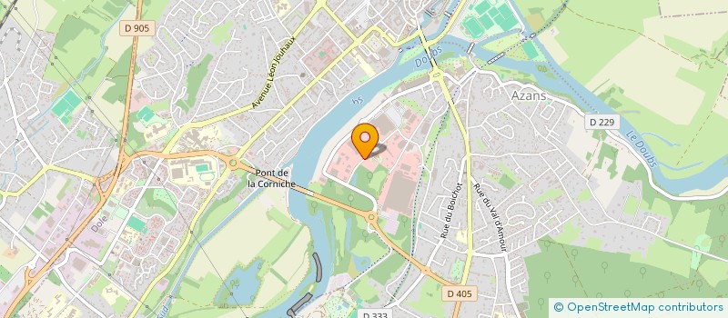 localisation de l'entreprise JMT IMMOBILIERE à DOLE