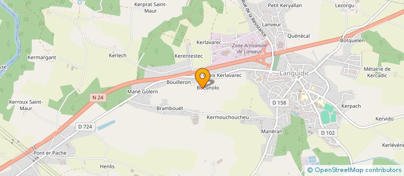 localisation de l'entreprise JMT LE CARRER  LANGUIDIC