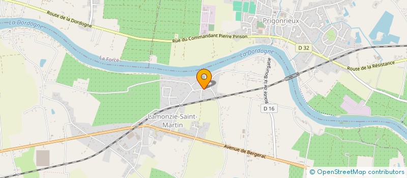 localisation de l'entreprise JMT MONTAGE  LAMONZIE-SAINT-MARTIN