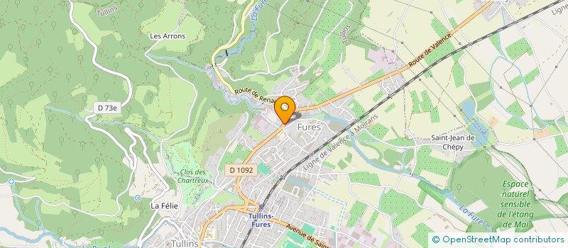 localisation de l'entreprise JMTB RENOV à TULLINS