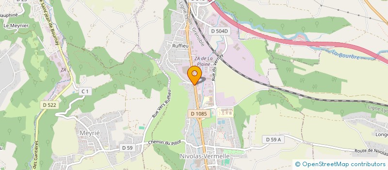 localisation de l'entreprise JMTG  NIVOLAS-VERMELLE