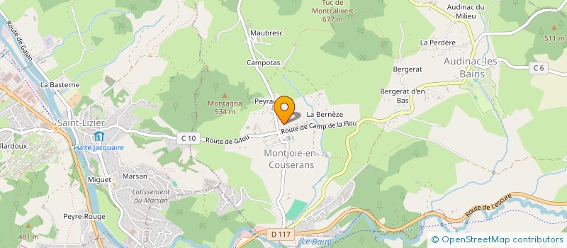 localisation de l'entreprise JMTJ à MONTJOIE-EN-COUSERANS