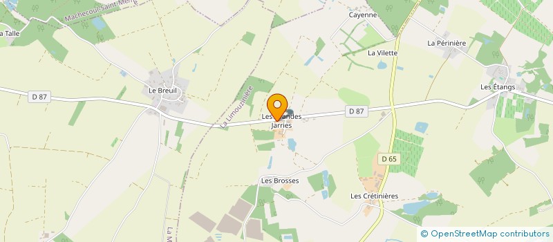 localisation de l'entreprise JMTJ ENERGIE  LA LIMOUZINIERE