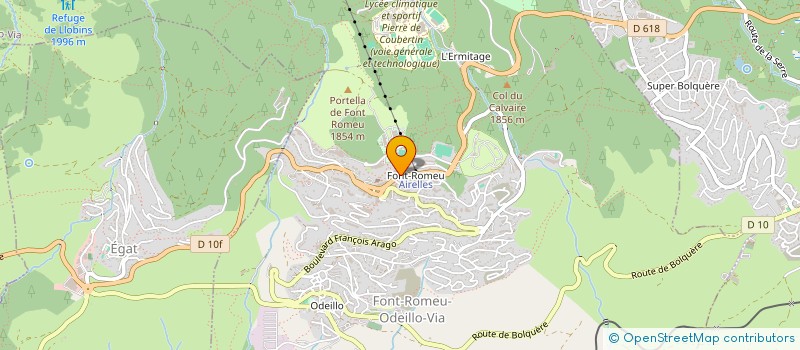 localisation de l'entreprise JMTO SARL  FONT-ROMEU-ODEILLO-VIA