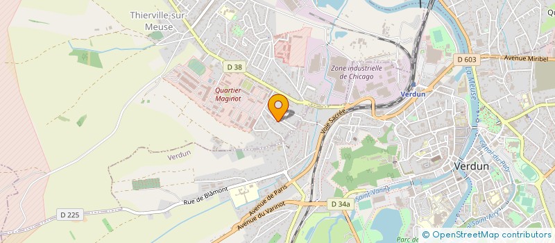 localisation de l'entreprise JMTP à THIERVILLE-SUR-MEUSE