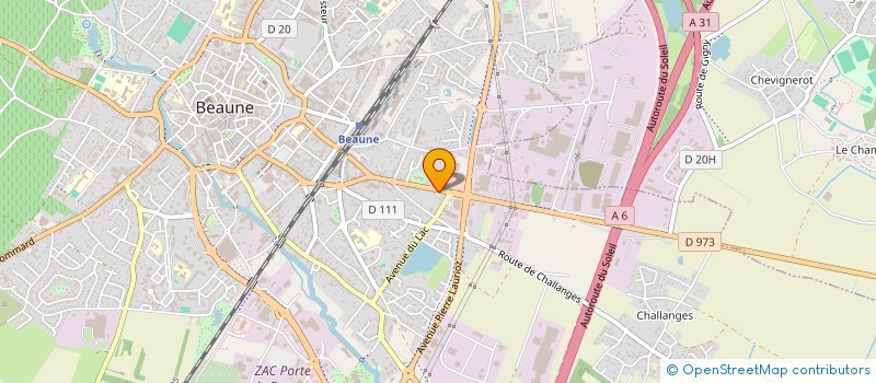 localisation de l'entreprise JMTV  BEAUNE
