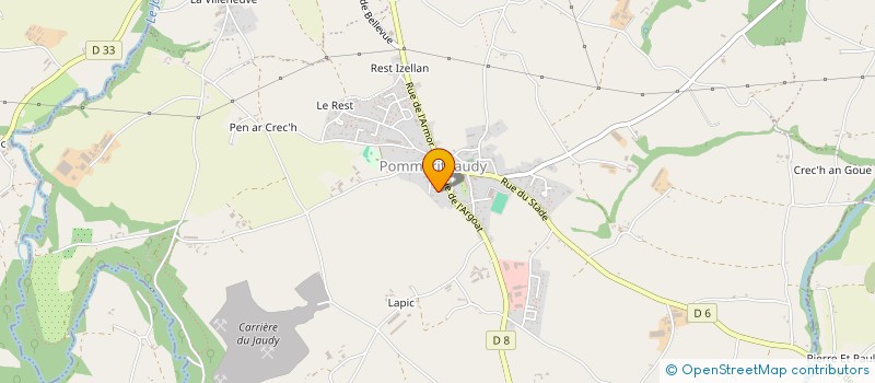 localisation de l'entreprise JMU  LA ROCHE-JAUDY