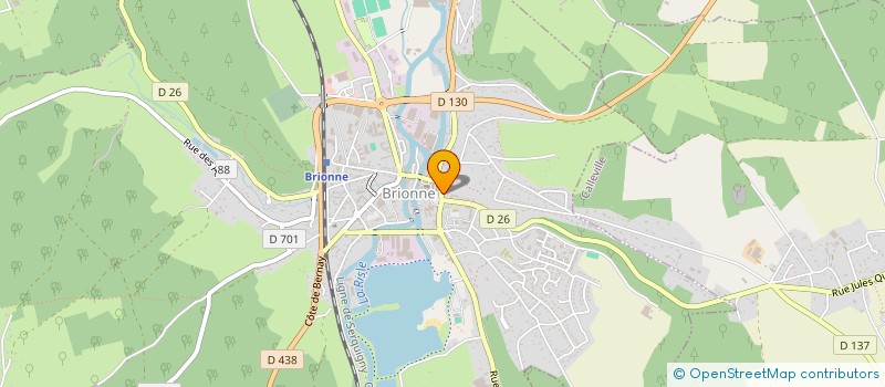 localisation de l'entreprise JMV à BRIONNE