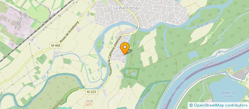 localisation de l'entreprise JMV  LA WANTZENAU