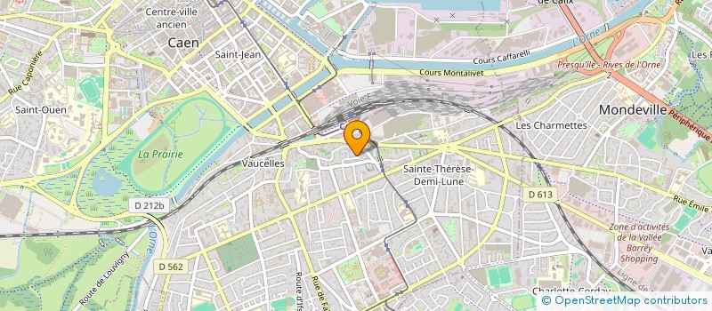 localisation de l'entreprise JMV à CAEN