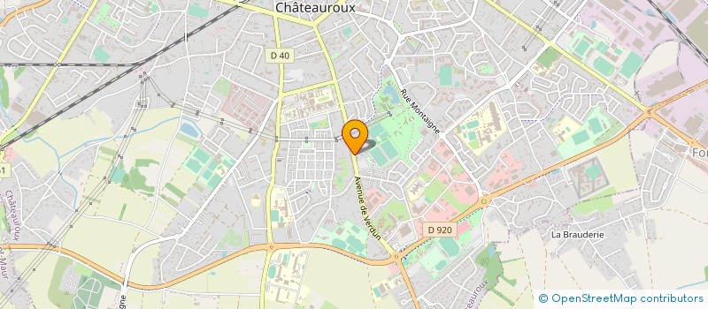 localisation de l'entreprise JMV à CHATEAUROUX