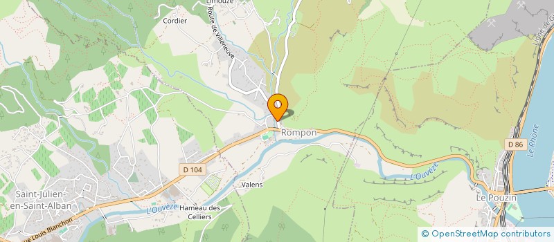 localisation de l'entreprise JMV COMPETENCES ETANCHEITE  ROMPON