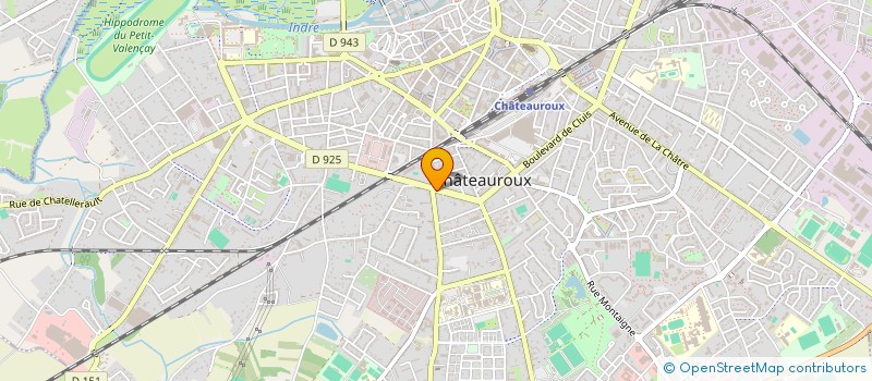 localisation de l'entreprise JMV CONSTRUCTION à CHATEAUROUX